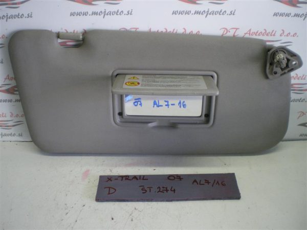 NISSAN X-TRAIL L.07, PREDNJI DESNI SENČNIK