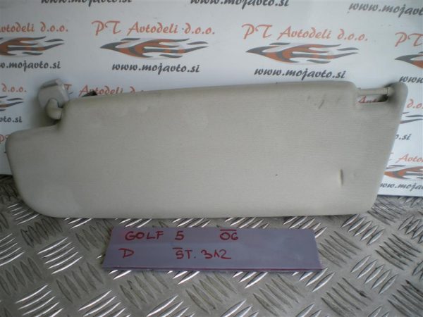 VW GOLF 5 L.06, PREDNJI DESNI SENČNIK - Image 2