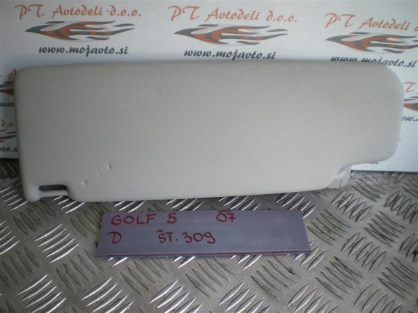 VW GOLF 5 L.07, PREDNJI DESNI SENČNIK - Image 2