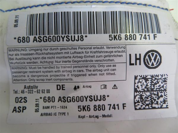 VW GOLF 6 1.6 TDI, L.12, STREŠNI AIRBAG, LEVI - Image 2
