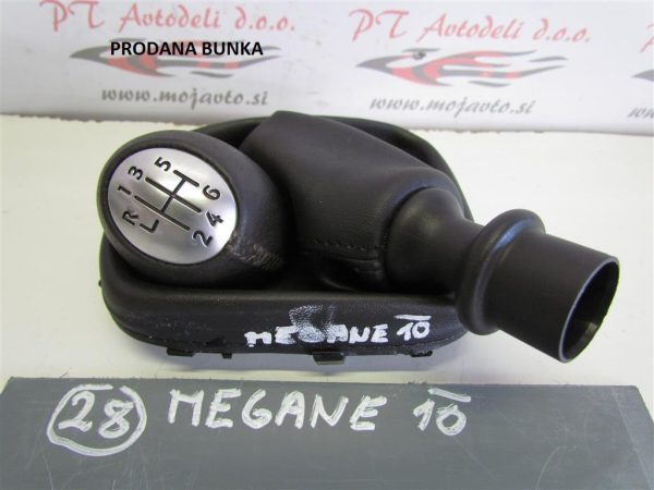 RENAULT MEGANE L.10, BUNKA PRESTAVNE ROČKE
