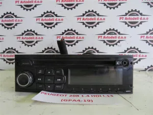 PEUGEOT 208 L.13, RADIO- ORIGINAL