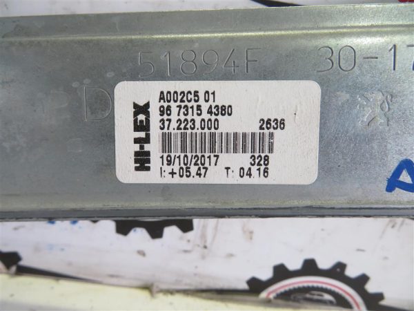 PEUGEOT 208 L.17, MEHANIZEM ZA DVIG STEKLA, PREDNJI DESNI - Image 2
