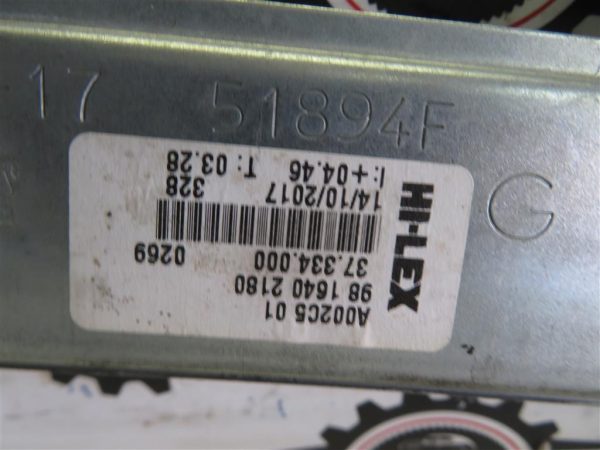 PEUGEOT 208 L.17, MEHANIZEM ZA DVIG STEKLA, PREDNJI LEVI - Image 2