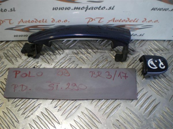 VW POLO L.09, ZUNANJA KLJUKA, ZADNJA DESNA - Image 2
