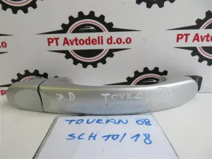 VW TOURAN L.08, ZUNANJA KLJUKA VRAT, PREDNJA DESNA