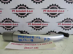 PEUGEOT PARTNER L.12, ZUNANJA KLJUKA VRAT, PREDNJA DESNA