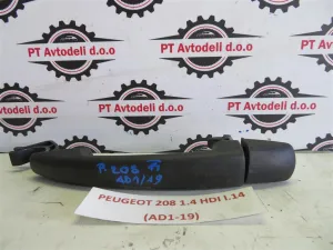 PEUGEOT 208 1.4 HDI L.14, ZUNANJA KLJUKA VRAT, PREDNJA DESNA