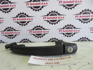 PEUGEOT 208 1.4 HDI L.14, ZUNANJA KLJUKA VRAT, PREDNJA LEVA
