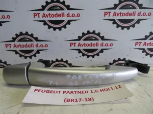 PEUGEOT PARTNER L.12, ZUNANJA KLJUKA VRAT, ZADNJA LEVA
