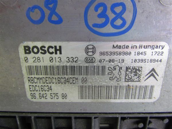 PEUGEOT 308 1.6 HDI L.08, MOTORNI RAČUNALNIK - Image 2