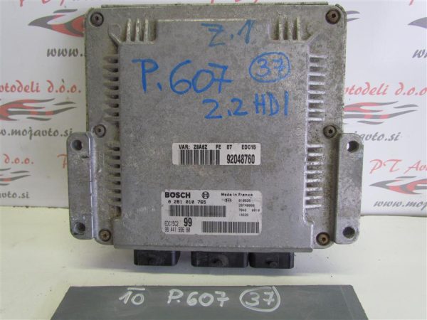 PEUGEOT 607 2.2 HDI L.10, MOTORNI RAČUNALNIK