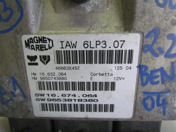 PEUGEOT 807 2.2 BEN. L.04, MOTORNI RAČUNALNIK - Image 2