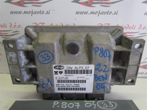 PEUGEOT 807 2.2 BEN. L.04, MOTORNI RAČUNALNIK