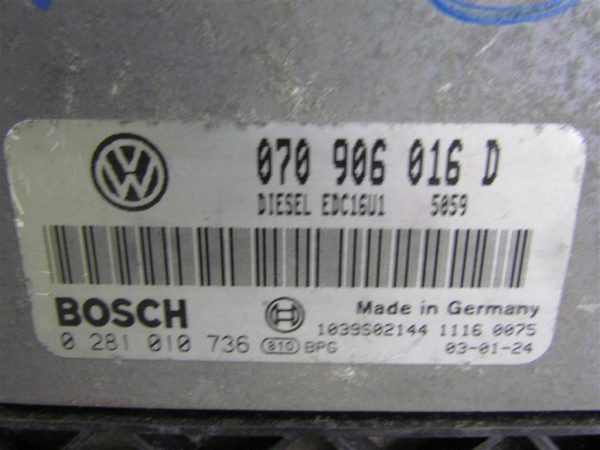 VW TOUAREG 5.0 TDI L.04, MOTORNI RAČUNALNIK - Image 2