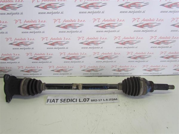 FIAT SEDICI 1.9 JTDM L.07,  POLOSOVINA, LEVA