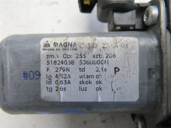 FIAT 500 L.09, MOTORČEK ZA DVIG STEKLA, PREDNJI DESNI - Image 2