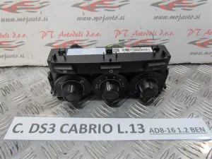 CITROEN DS3 CABRIO L.13, STIKALA ROČNE KLIME