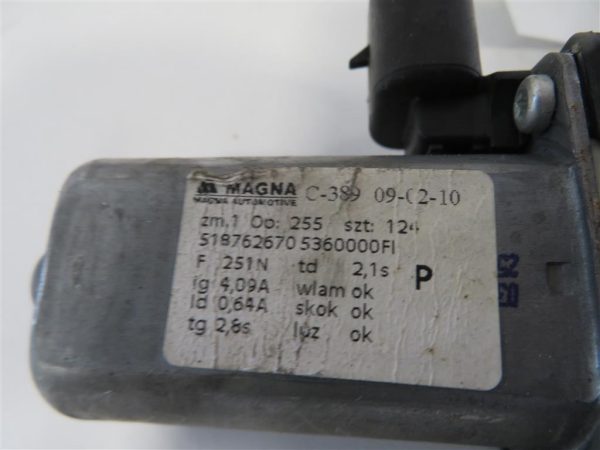 FIAT 500 L.10, MOTORČEK ZA DVIG STEKLA, PREDNJI DESNI - Image 2