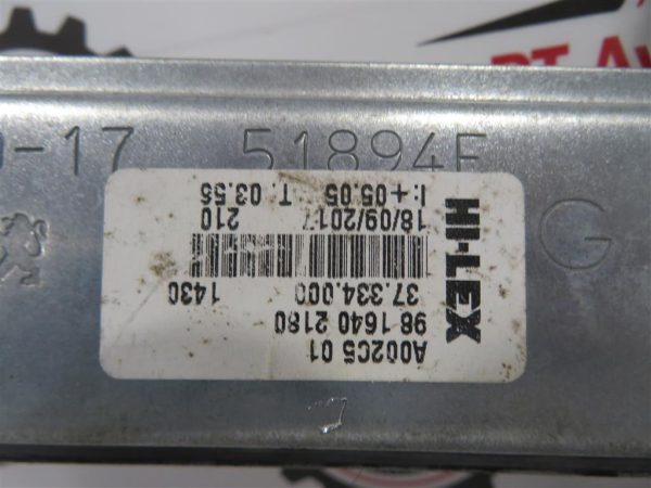 PEUGEOT 208 L.17, MEHANIZEM ZA DVIG STEKLA, PREDNJI LEVI - Image 2