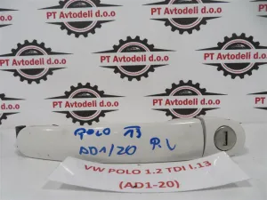 VW POLO L.13, ZUNANJA KLJUKA VRAT, PREDNJA LEVA
