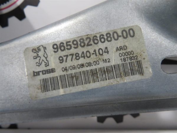 PEUGEOT 308 L.08, MEHANIZEM ZA DVIG STEKLA, ZADNJI DESNI - Image 2