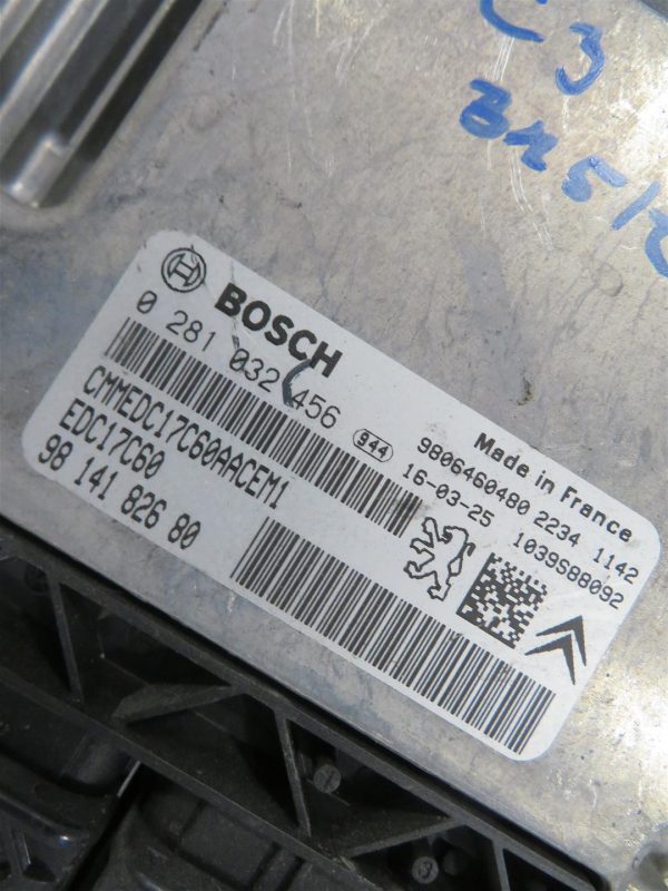 CITROEN C3 1.6 HDI L.15, MOTORNI RAČUNALNIK KOMPLET - Image 3