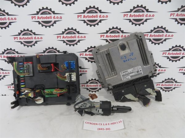 CITROEN C3 1.6 HDI L.15, MOTORNI RAČUNALNIK KOMPLET
