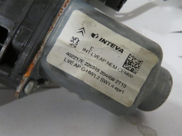 CITROEN C3 L.15, MOTORČEK ZA DVIG STEKLA, PREDNJI LEVI - Image 2