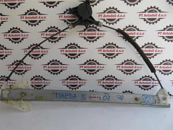 MAZDA 5 L.07, MEHANIZEM ZA DVIG STEKLA, PREDNJI DESNI