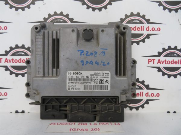 PEUGEOT 208 1.6 HDI L.14, MOTORNI RAČUNALNIK