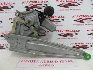 TOYOTA AURIS L.08, MEHANIZEM STEKLA, ZADNJI DESNI