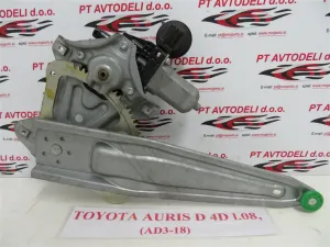 TOYOTA AURIS L.08, MEHANIZEM STEKLA, ZADNJI DESNI