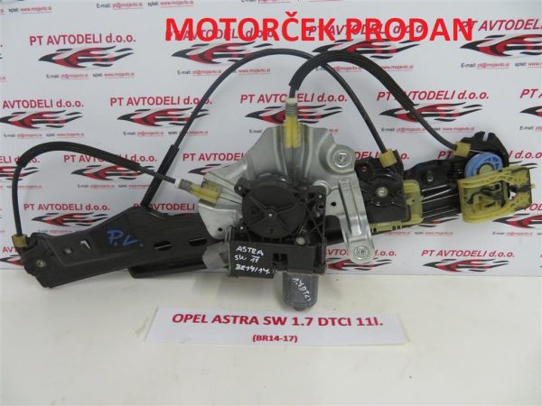OPEL ASTRA SW L.12, MEHANIZEM ZA DVIG STEKLA, PREDNJI LEVI