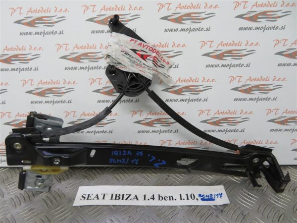 SEAT IBIZA 1.4 BEN. L.10, MEHANIZEM ZA DVIG STEKLA, ZADNJI LEVI