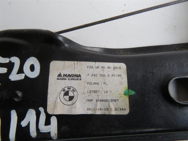 BMW 1 F20 L.14, MEHANIZEM ZA DVIG STEKLA, ZADNJI DESNI - Image 3