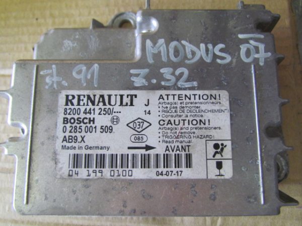 RENAULT MODUS L.07, AIRBAG RAČUNALNIK