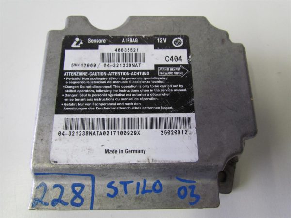 FIAT STILO L.03, AIRBAG RAČUNALNIK