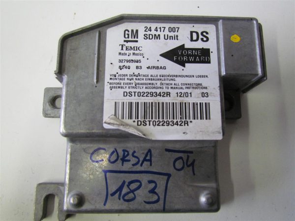 OPEL CORSA L.04, AIRBAG RAČUNALNIK