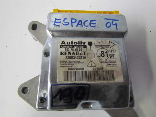 RENAULT ESPACE L.04, AIRBAG RAČUNALNIK