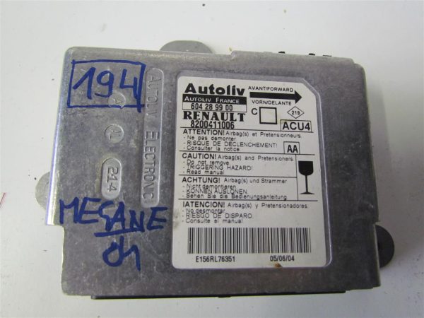 RENAULT MEGANE L.04, AIRBAG RAČUNALNIK