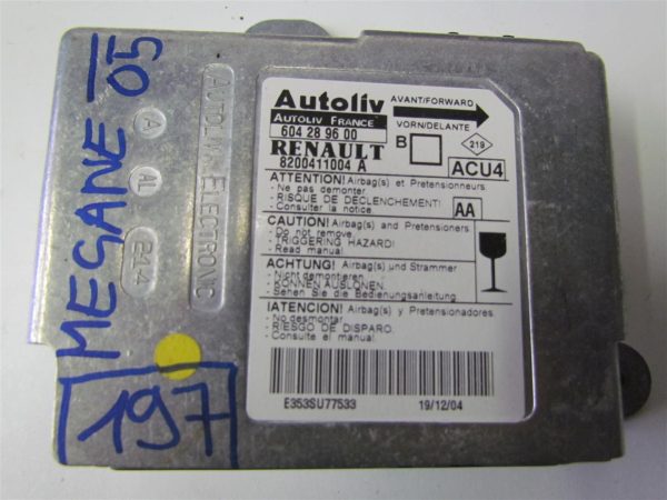 RENAULT MEGANE L.05, AIRBAG RAČUNALNIK