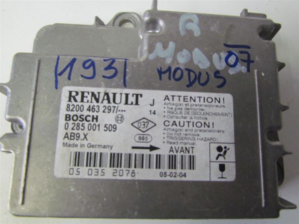 RENAULT MODUS L.07, AIRBAG RAČUNALNIK