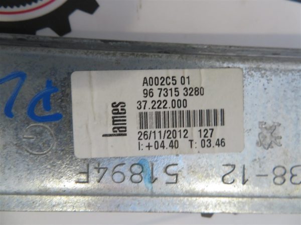 PEUGEOT 208 L.13, MEHANIZEM ZA DVIG STEKLA, PREDNJI LEVI - Image 5