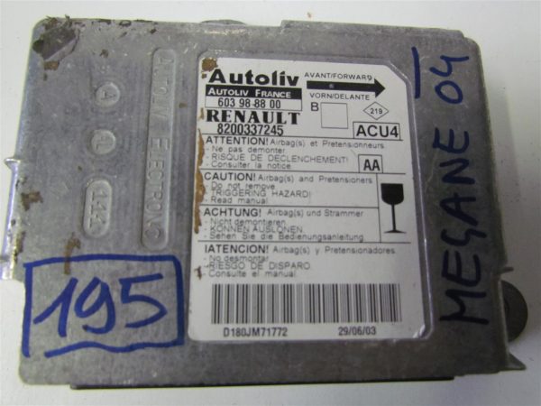 RENAULT MEGANE L.04, AIRBAG RAČUNALNIK