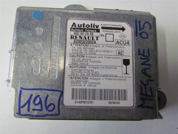 RENAULT MEGANE L.05, AIRBAG RAČUNALNIK