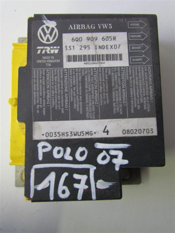 VW POLO L.07, AIRBAG RAČUNALNIK