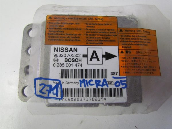 NISSAN MICRA L.05, AIRBAG RAČUNALNIK