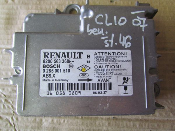 RENAULT CLIO L.07, AIRBAG RAČUNALNIK