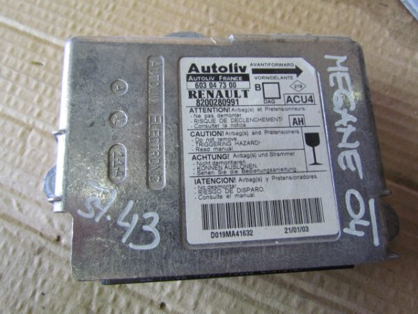 RENAULT MEGANE L.04, AIRBAG RAČUNALNIK
